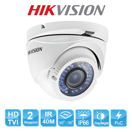 Đại lý phân phối Camera HDTVI Hikvision DS-2CE56D0T-VFIR3E chính hãng